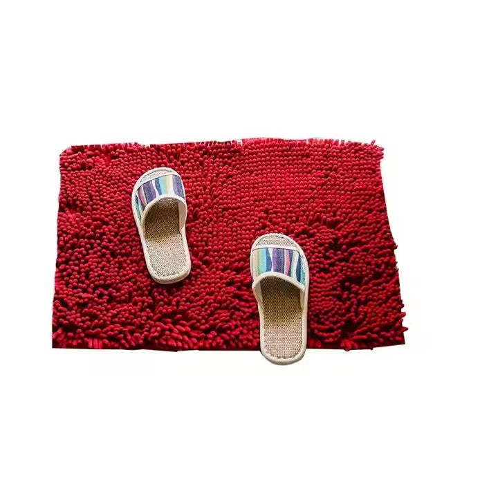 Chenille Non-Slip Absorbent Doormat for Bathroom Entrance Bedside Rug Quick Dry