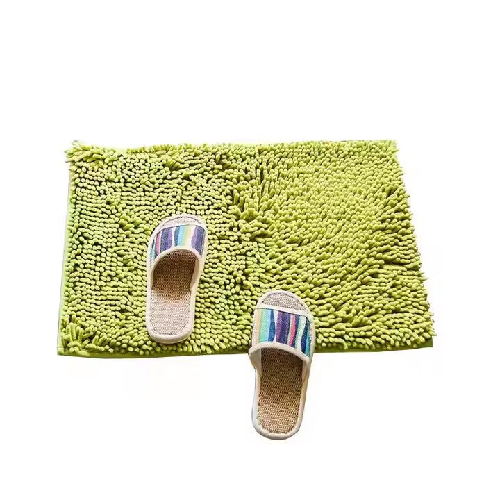 Chenille Non-Slip Absorbent Doormat for Bathroom Entrance Bedside Rug Quick Dry