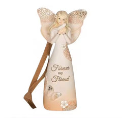 Enesco Foundations Retirement Angel Stone Resin Figurine