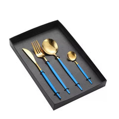 Stainless Steel Western Black Tableware set Steak