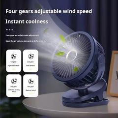 Hot Selling Electronic Car Gadgets Clip on Fan Consumer Electronics Car Fans Shantou Yate Factory Wholesale F102 CE